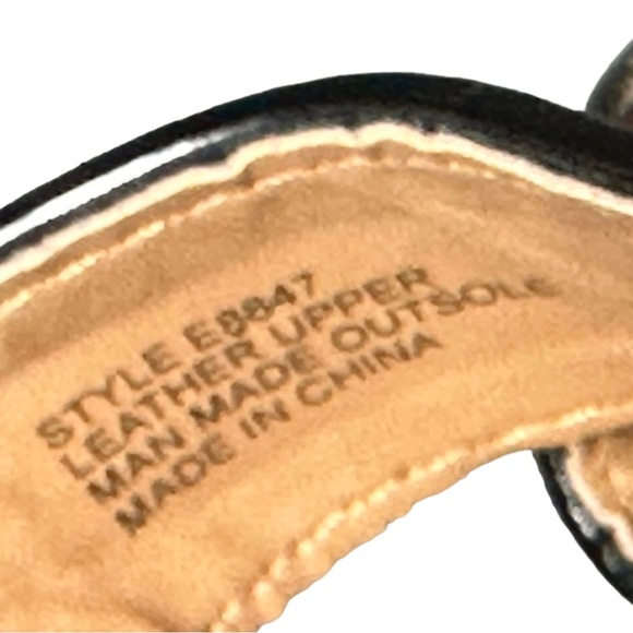 J. Crew Sandals 7 Seaside Crisscross Leopard Pony Hair Leather E8847 - Picture 10 of 11